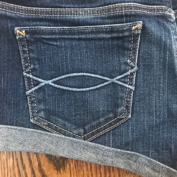 Abercrombie Kids Jean Shorts Folded Edge - Picture 4 of 8